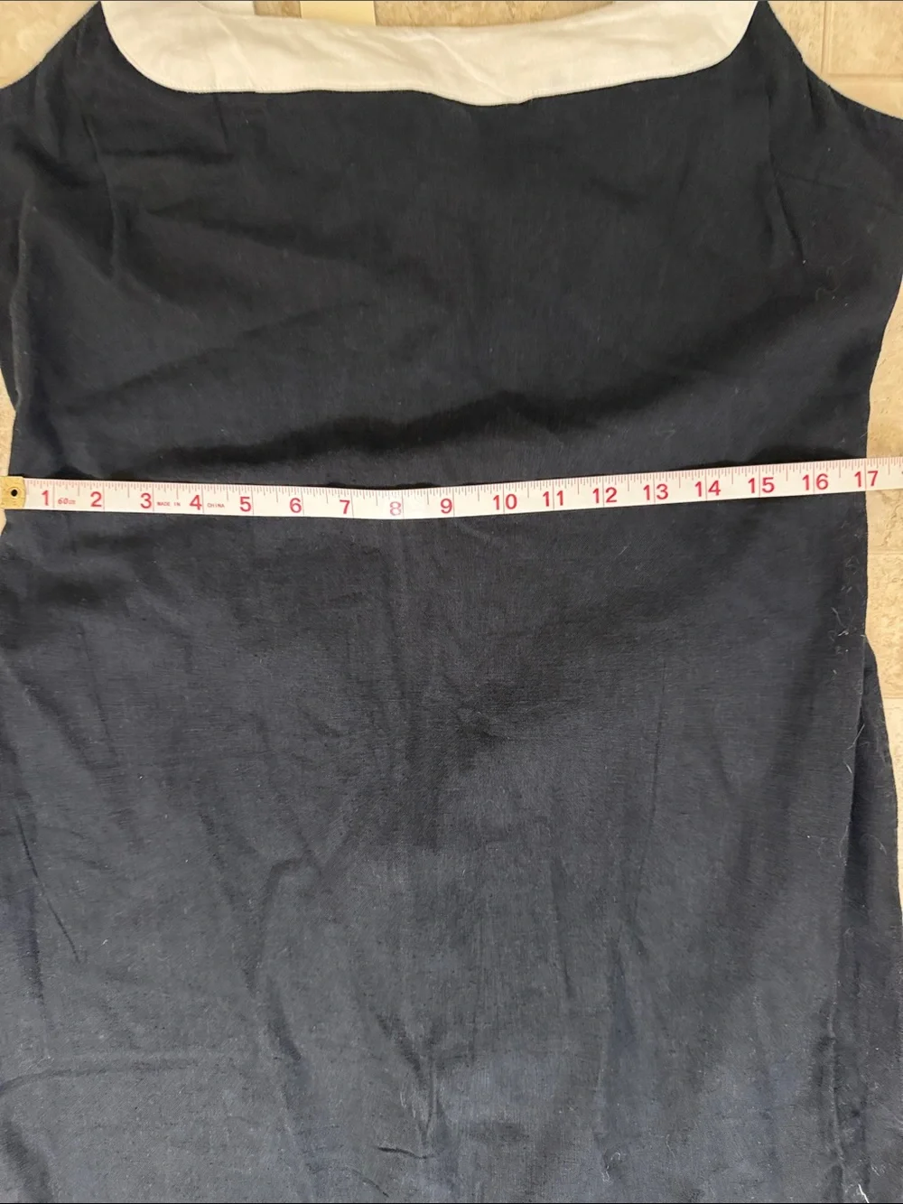 Abercrombie & Fitch Black Maxi Dress with White Trim